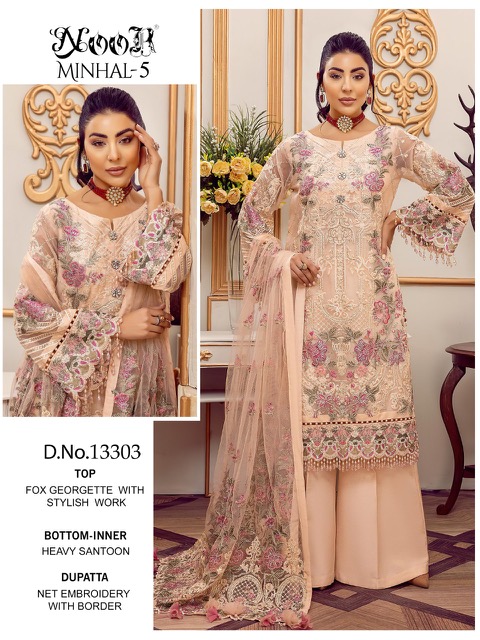 Noor Minhal Vol 5 Designer Pakistani Style Salwar 